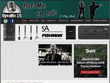 Tablet Screenshot of openmicstlouis.com